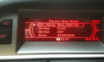 AUDI MMI BASIC PLUS 2015 SAT NAV UPDATE CD