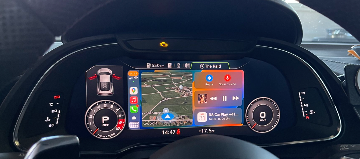 Audi R8 CarPlay/Android Auto