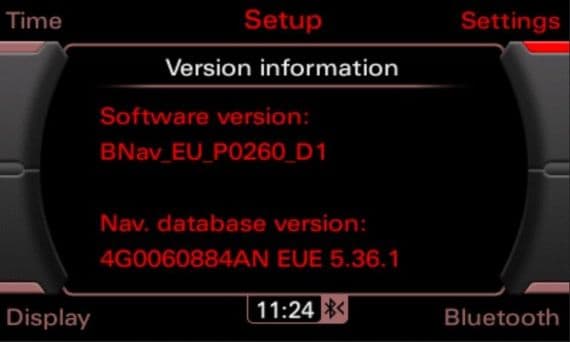 Audi MMI 3G Basic 2024 Navigation Sat Nav Map Update