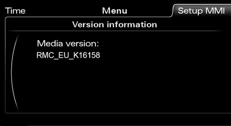 Audi MMI / RMC2 / K16158 / Software