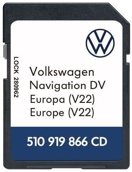 VW DISCOVER PRO 2023 2024 NAVIGATION DV SAT NAV MAP SD CARD EUROPE sd card