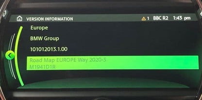 BMW ROAD MAP EUROPE WAY 2021-1 SAT NAV MAP UPDATE USB