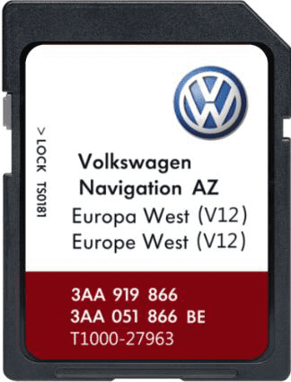 VW SEAT SKODA RNS315 SAT NAV SD CARD UPDATE NAVIGATION MAP 2020